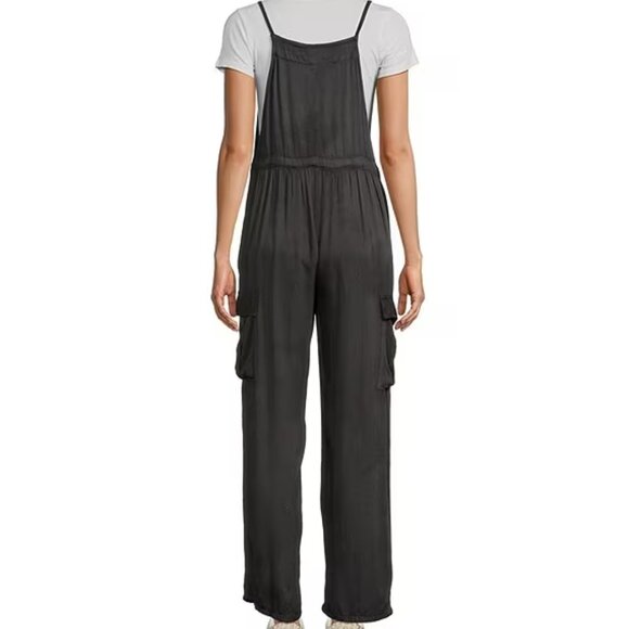 Angie Overall SMALL NWOT Tie Waist with Pockets Jumpsuit - Picture 2 of 2